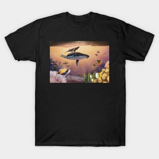 HD2 - Ocean life detail T-Shirt